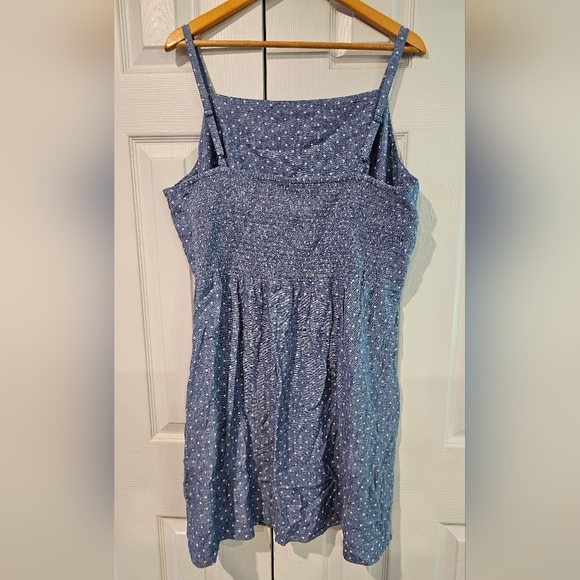 Old Navy denim polka dot dress size XXL - Picture 2 of 3